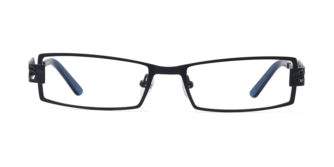 Blue Full Frame Rectangle Eyeglasses for Men and Women (E20C2201)